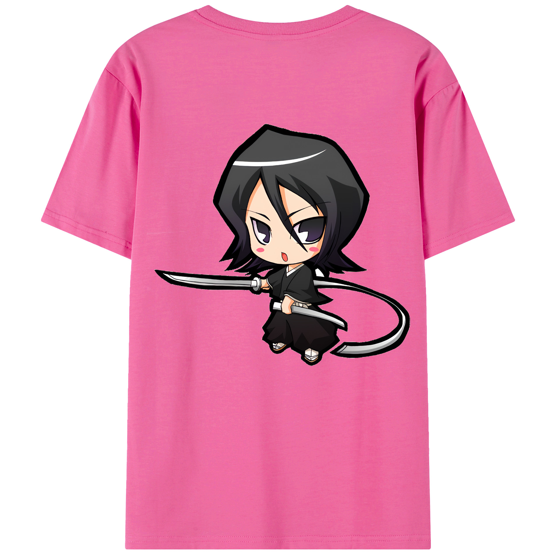 （画像用） ブリーチ 朽木ルキア BLEACH Kuchiki Rukia レディース半袖Tシャツ(バックプリント)